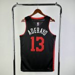 Maillot de Basket #13 Adebayo Miami Heat 23-24 city Noir Imprimé